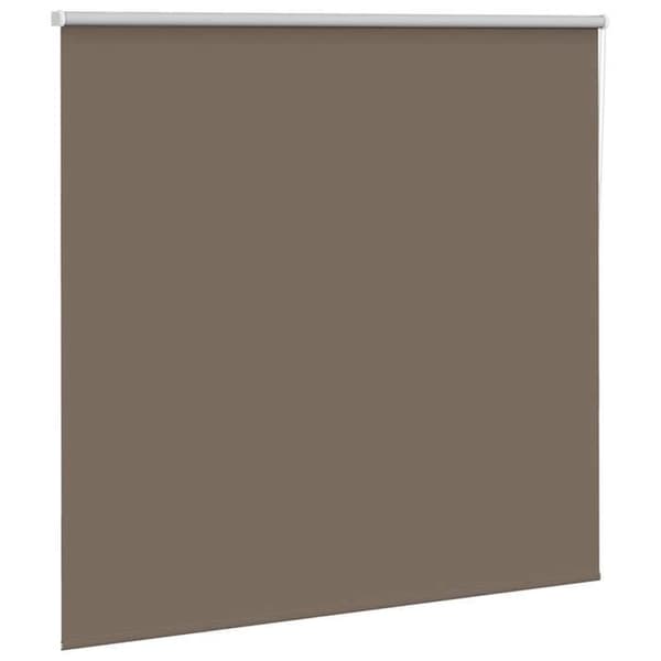 Maison Exclusive - Rullgardin mörkläggande kaffe 150x130cm tygbredd Kaffe