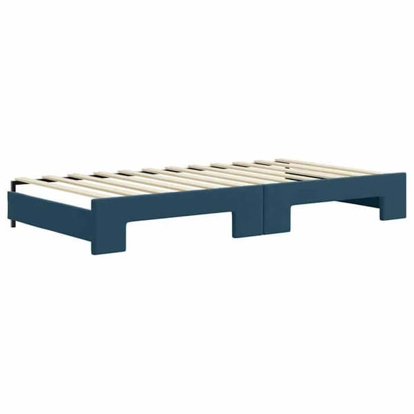Maison Exclusive - Sovesofa med udtræk uden madras blå 100x200 cm