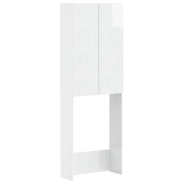 Maison Exclusive - Toilettskabe DELFT Hvid højglans 66 x 25,5 x 190 cm