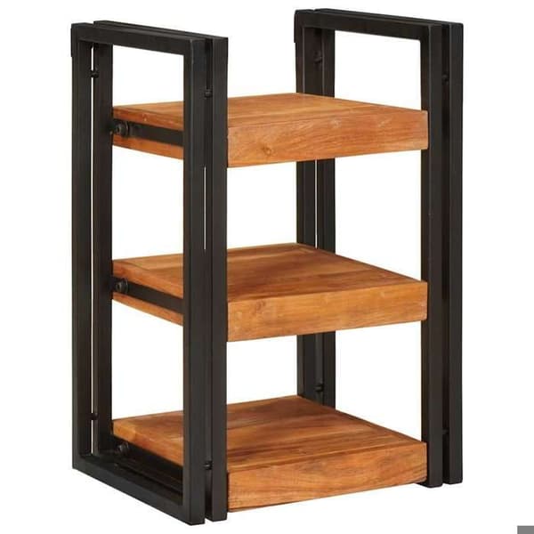 Maison Exclusive - Natbord 2 stk Brun og Sort 38 x 33 x 58 cm
