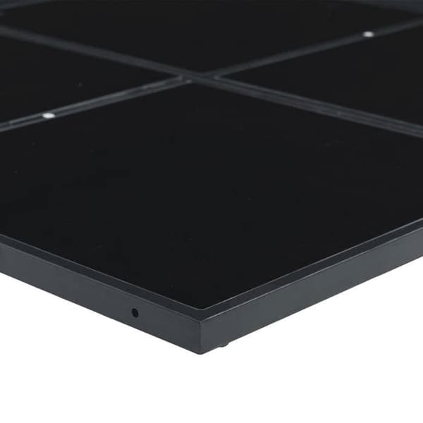 Maison Exclusive - Trädgårdsset 5 delar Svart Flätad Resin