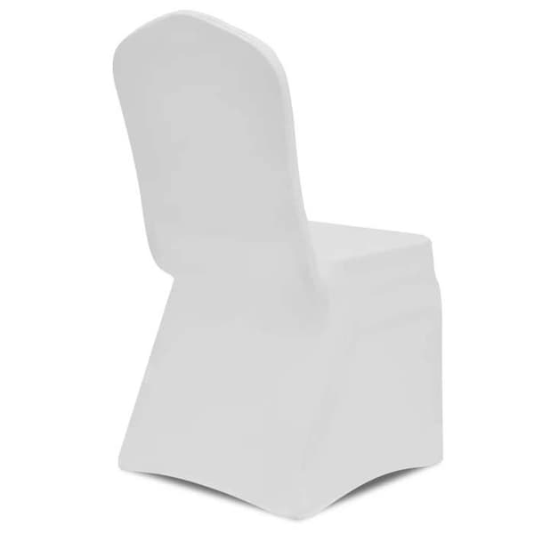 Stolsöverdrag - Exklusivt Hem - Vit - Utsträckbara (10% elastan) - Set med 18 delar Vit
