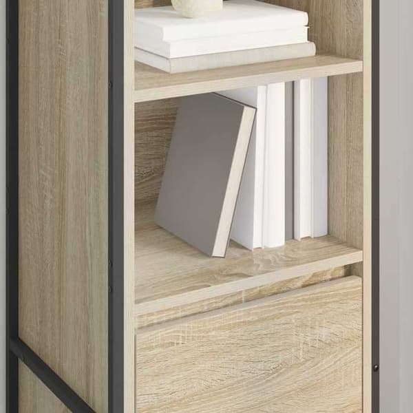 Maison Exclusive - Bibliotek Egetræ Sonoma 43 x 36 x 150,5 cm Ingeniørtræ