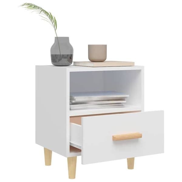 Maison Exclusive - Sängbord 2 st Vit 40x35x47 cm