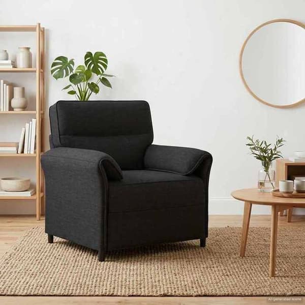 Maison Exclusive - 100 % polyesterista valmistettu sohva, metallirunko, MDF, vaneri