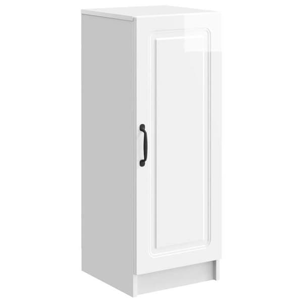 Maison Exclusive - Buffé Vit glänsande 33 x 34,5 x 87 cm Ingenjörsträ