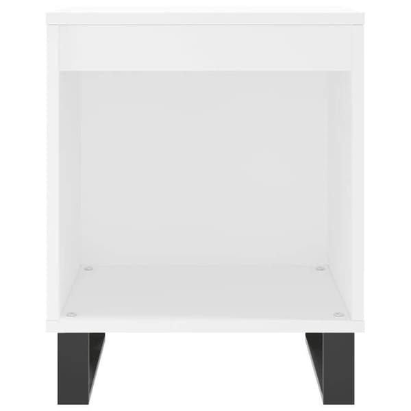 Maison Exclusive - Sängbord 2 st vit 40x35x50 cm ingenjörsträ Vit