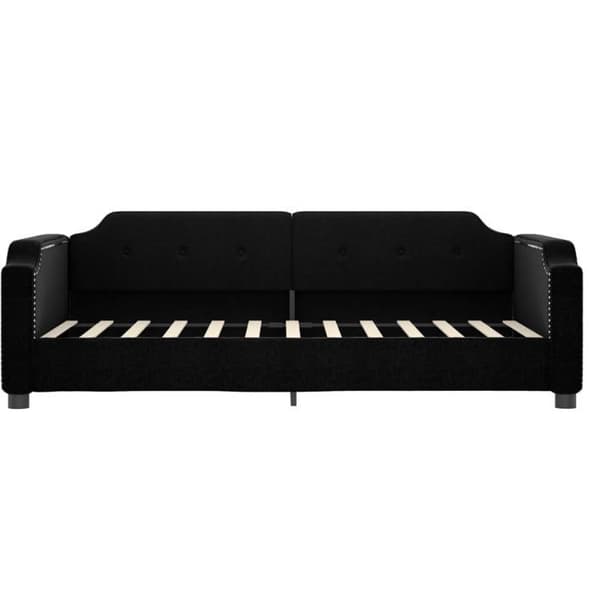 Maison Exclusive - Sengebund uden madras sort 90x200 cm stof
