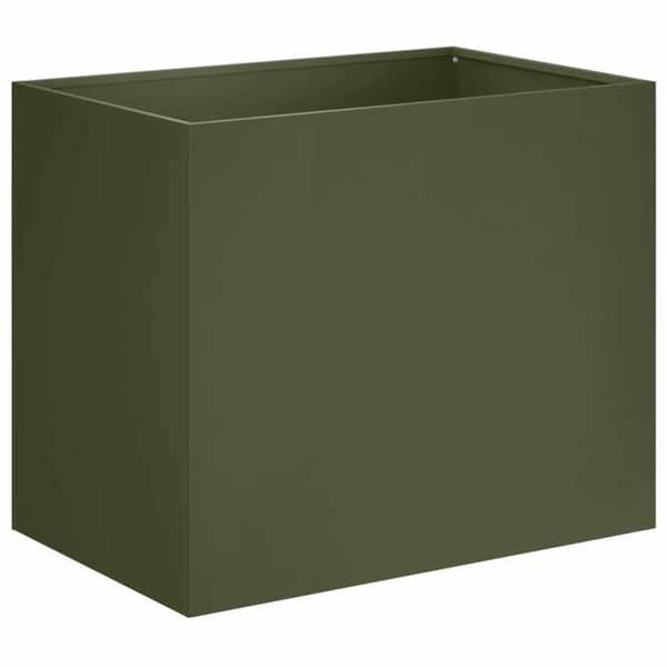 Maison Exclusive - Trädgårdskrukor 2 st Grön oliv 60 x 40 x 50 cm