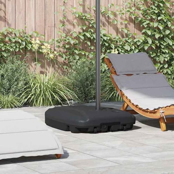 Maison Exclusive - Udendørs parasolholder Sort
