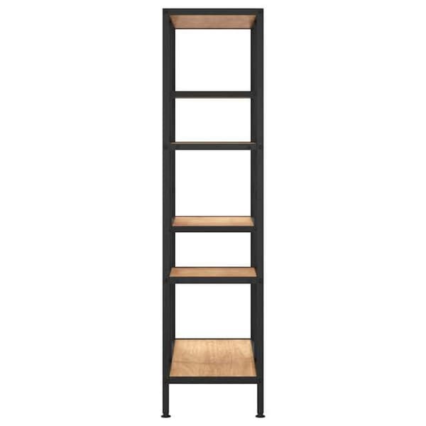 Maison Exclusive - Kirjahylly 80x30x120 cm Teräs ja puu