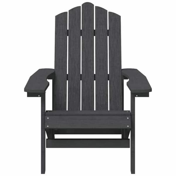 Maison Exclusive - Anthracite PEHD puutarhatuoli Adirondack