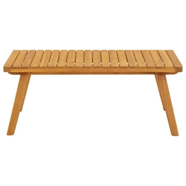 Maison Exclusive - Trädgårdssoffbord 90x55x35 cm Solid akaciaträ