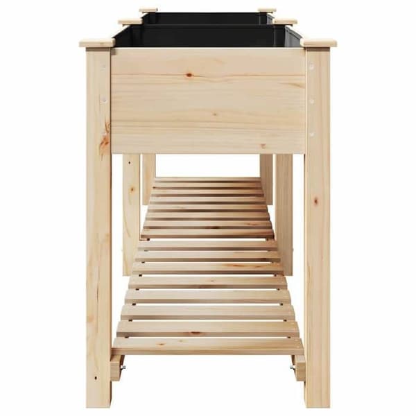 Maison Exclusive - Beige puutarhakori 203 x 53 x 76,5 cm