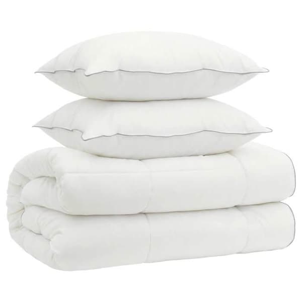 Maison Exclusive - Sängkläder och kuddset 3 pc 140x220 cm 4 säsonger