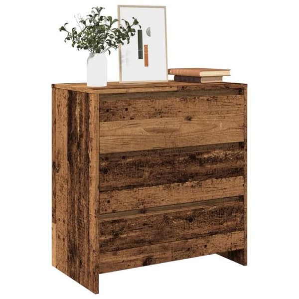 Maison Exclusive - Buffé gammalt trä 70x41x75 cm ingenjörsträ Gammalt trä