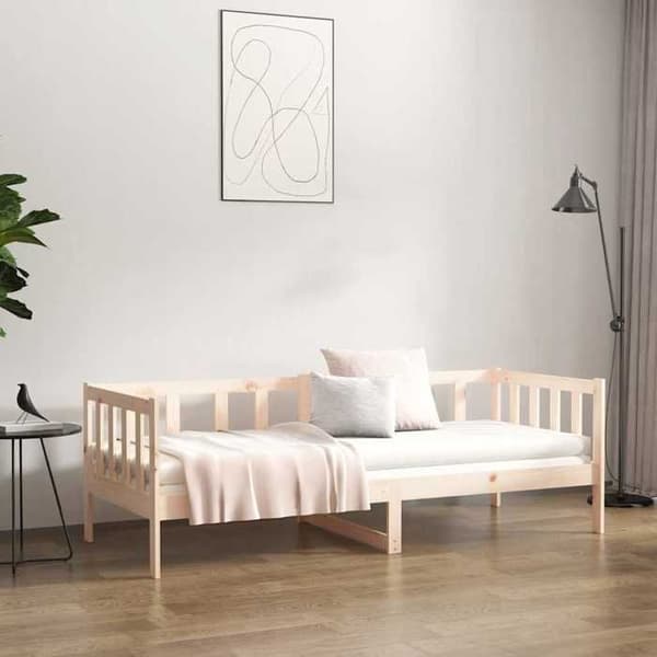 Maison Exclusive - Päivävuode ilman patjaa 80x200 cm massiivipuusta
