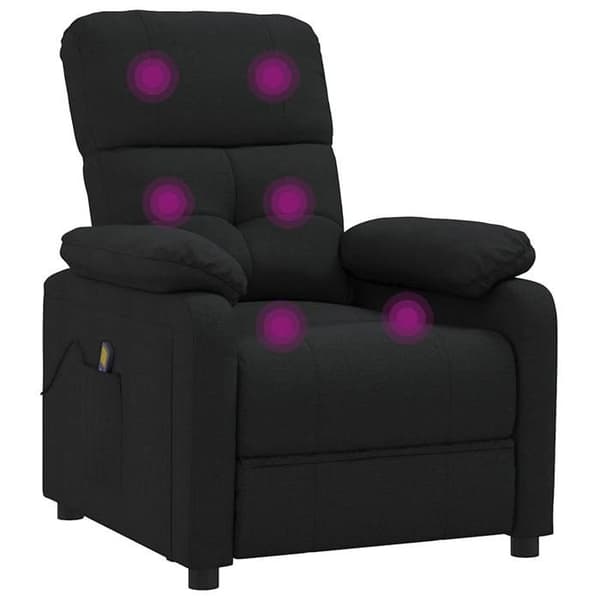 Maison Exclusive - Musta kangasmassagetuoli