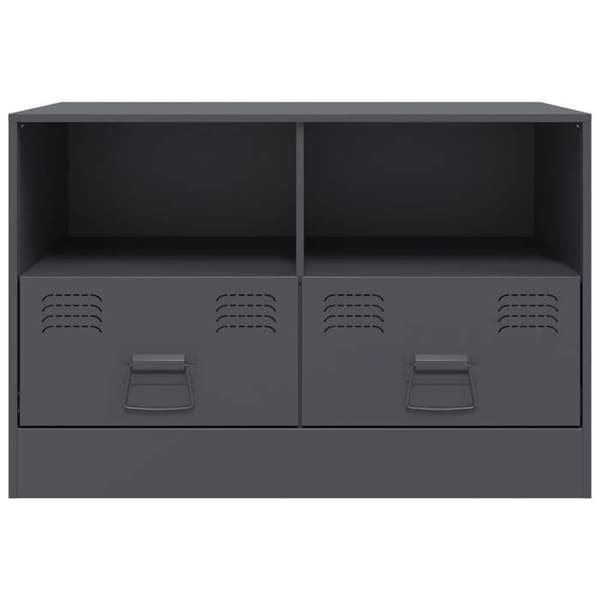 Maison Exclusive - TV-möbel antracit 67x39x44 cm stål