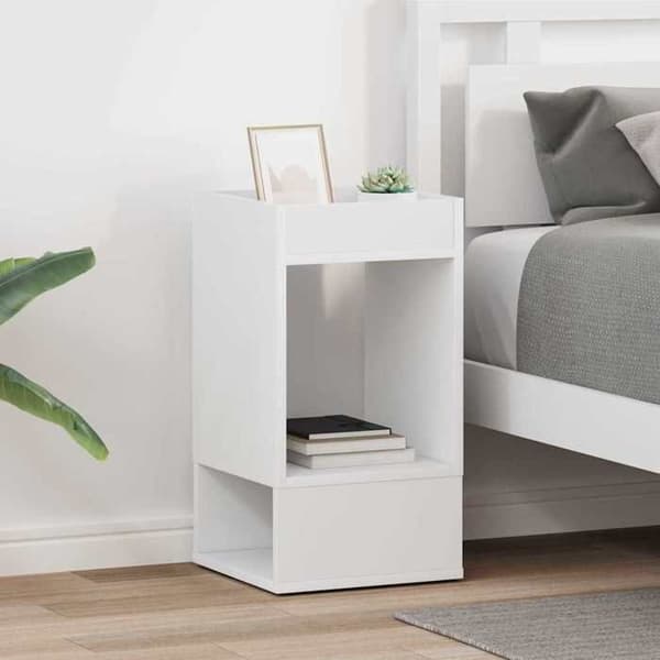Maison Exclusive - Sidobord 2 delar Vit 30 x 30 x 56 cm Vit