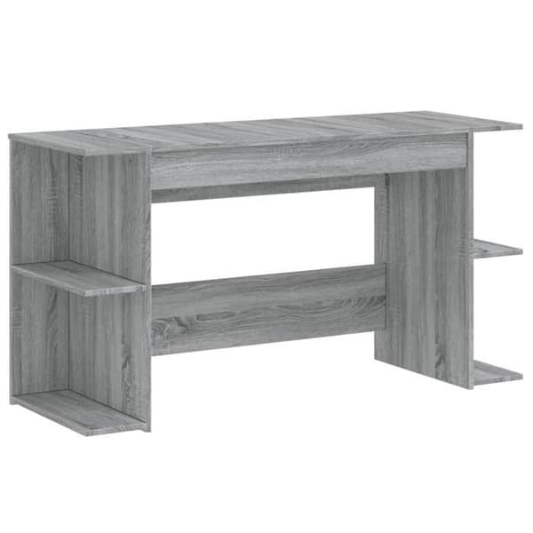 Maison Exclusive - Kontorsonoma grå 140x50x75 cm ingenjörsträ