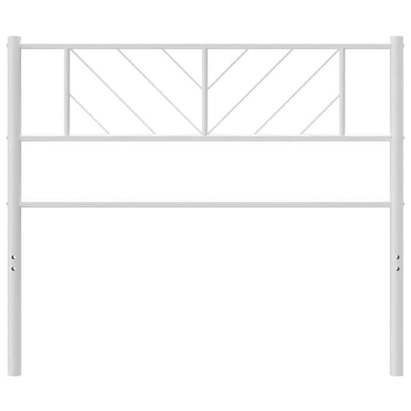 Maison Exclusive - Erstatnings hovedgærde metal hvid 100 cm