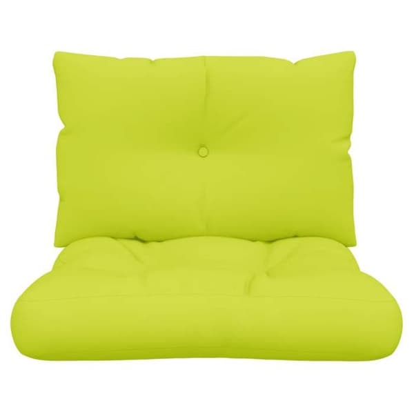 Maison Exclusive - Palettkuddar set om 2 ljusgrön tyg