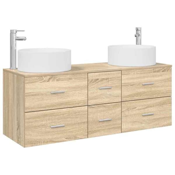 Maison Exclusive - 3-delars badrumsinredning Sonoma-ek