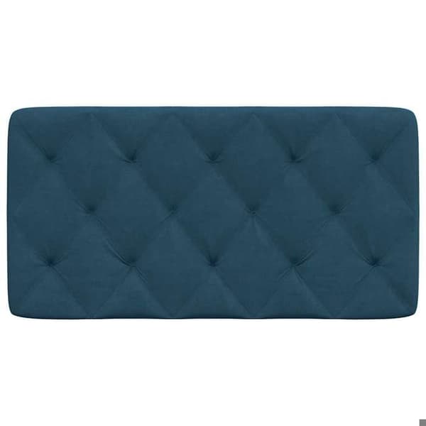 Maison Exclusive - Blå sänggavelkudde 100 cm i sammet