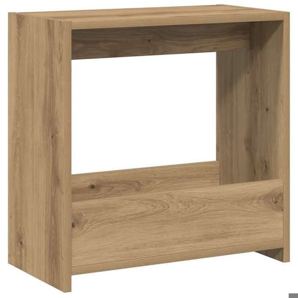 Maison Exclusive - Sidebord i håndlavet egetræ 50x26x50 cm i ingeniørtræ