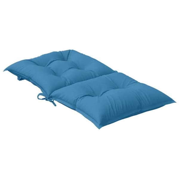 Maison Exclusive - Stolar med låg ryggstöd, 4-pack, blandad blå tyg