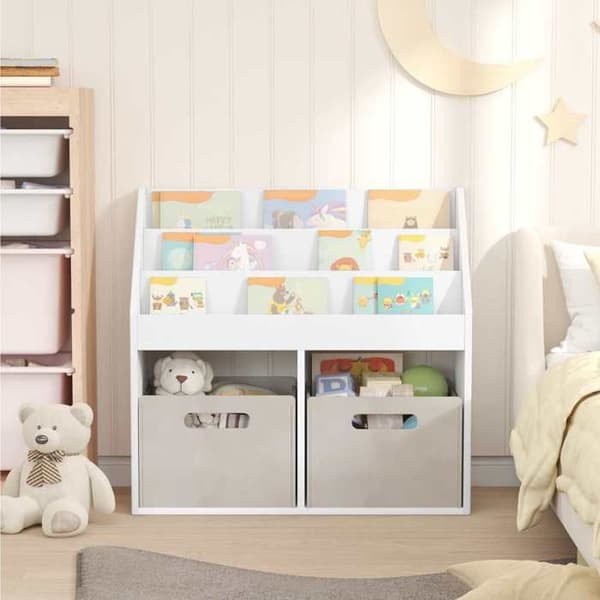 Maison Exclusive - Barnbibliotek Vit 72,5 x 29,5 x 69 cm