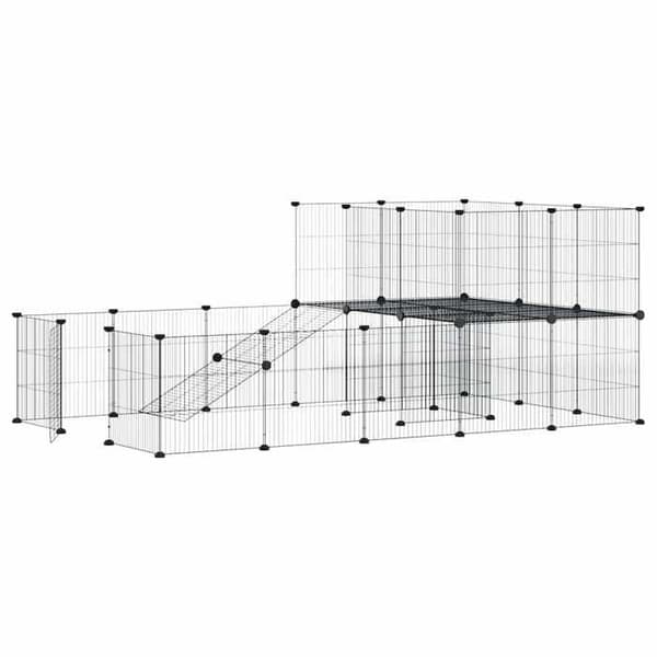 Koojer & burar - Maison Exclusive - 36 paneler 35x35 cm - Pulverlackerad stål - Inbyggd dörr
