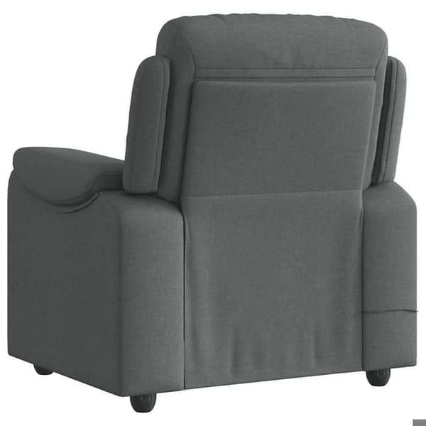 Maison Exclusive - Grått tyg lutande massagefåtölj