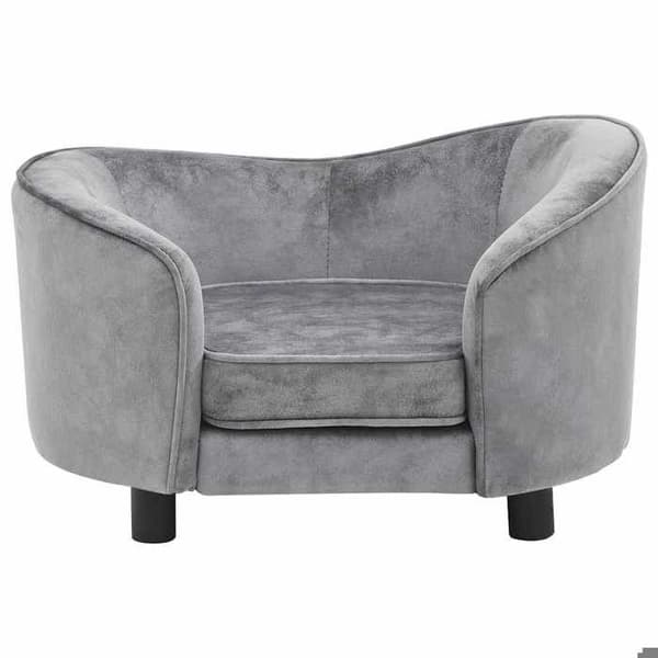 Maison Exclusive - Hundesofa Grå 69x49x40 cm Plys Grå