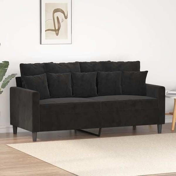 Maison Exclusive - 2-personers Sofa Sort 140 cm Velour