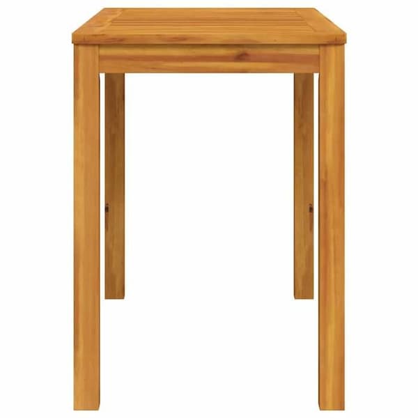 Trädgårdsmatbord - EXKLUSIV HEM - 110x55x75 cm - Massivt akaciaträ - Rektangulär - Utomhus