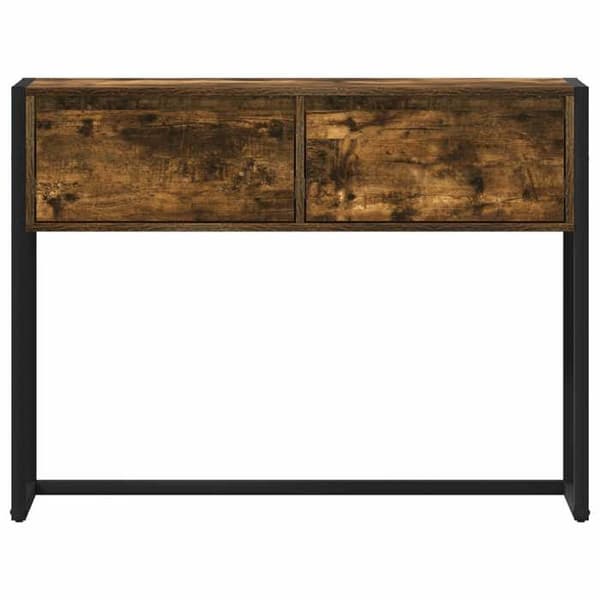 Maison Exclusive - Sidebord Røget Eg 100 x 36 x 75 cm Ingeniørtræ