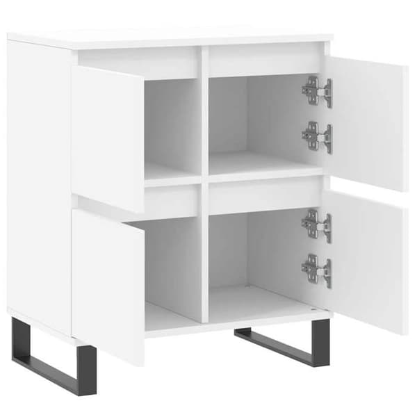 Maison Exclusive - Hvid Buffet 60x35x70 cm Ingeniørtræ