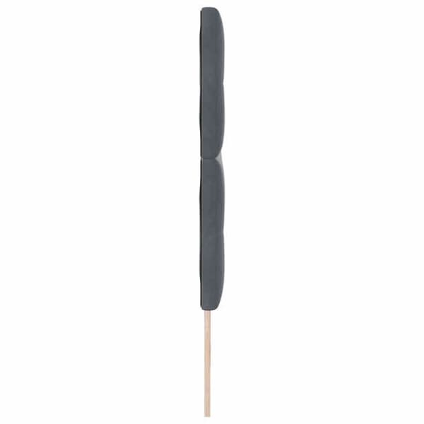 Maison Exclusive - Tummanharmaa pääty 180 cm Sametti