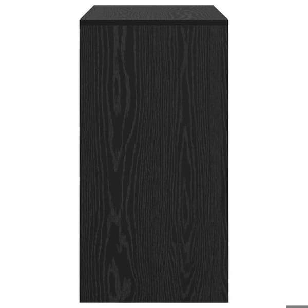 Maison Exclusive - Kontor Sort egetræ 80 x 40 x 76 cm svart ek