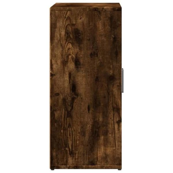Maison Exclusive - Buffeter 2 stk røgfyldt eg 60x31x70 cm ingeniørtræ