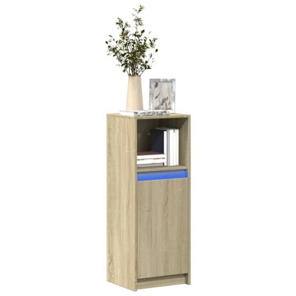 LED-suonipuu buffet 38x34x100 cm engineering wood100 [cm] Brun