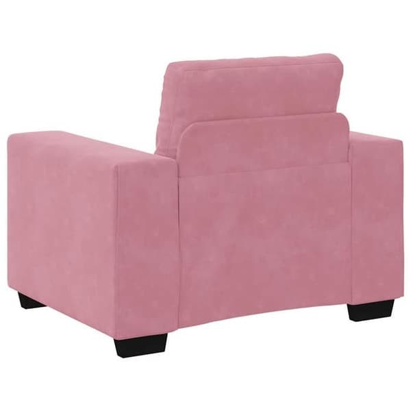 Maison Exclusive - Vaaleanpunainen samettituoli 100x78x80 cm