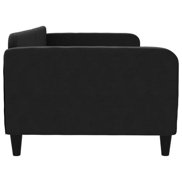 Maison Exclusive - Sengebænk uden madras sort 100x200 cm stof