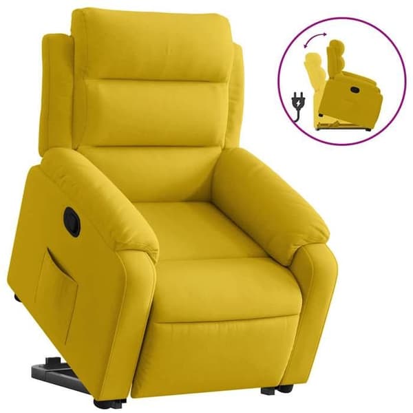 Maison Exclusive - Gult Sammet Recliner Sammetsgul