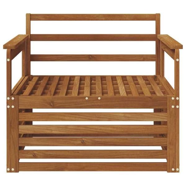 Maison Exclusive - 2 kpl Ulkokäyttöinen Sohva Luonnollinen
