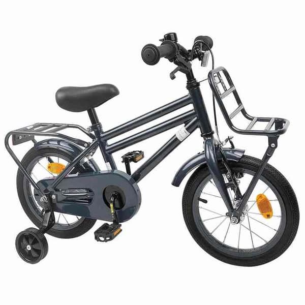 Maison Exclusive - Cykel för Barn 16 Tum för 4-6 År Gritgrå Mörkgrå