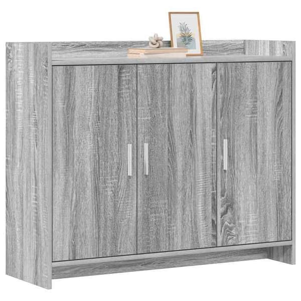 Maison Exclusive - Buffet Sonoma grå 98,5 x 33 x 80 cm Ingeniørtræ