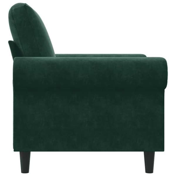 Maison Exclusive - Tummanvihreä nojatuoli 60 cm samettia